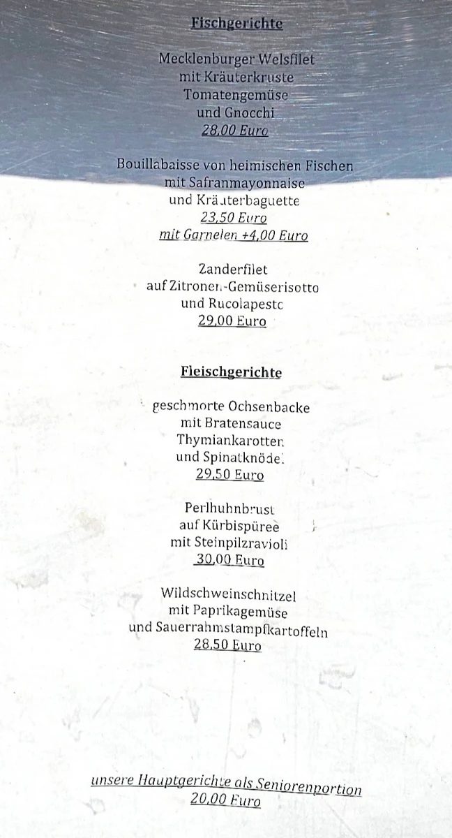 Speisekarte photo 1