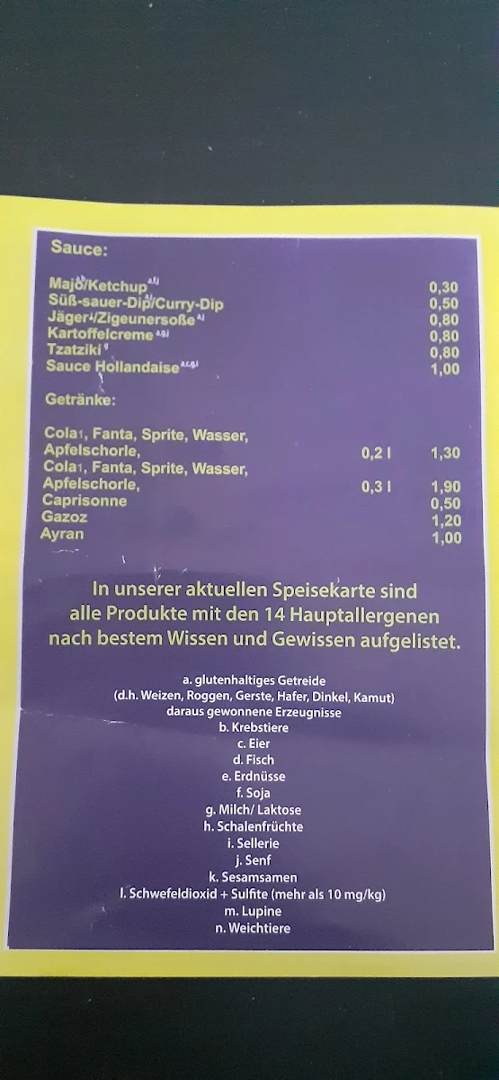Speisekarte photo 5