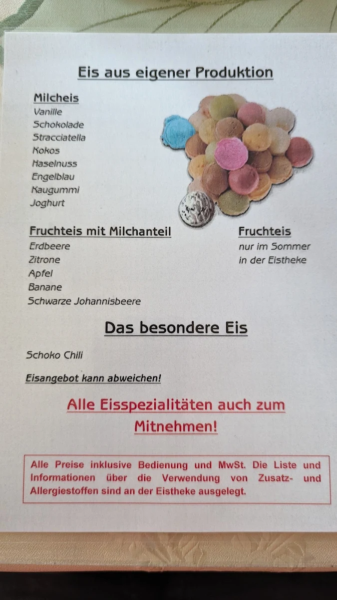 Speisekarte photo 1