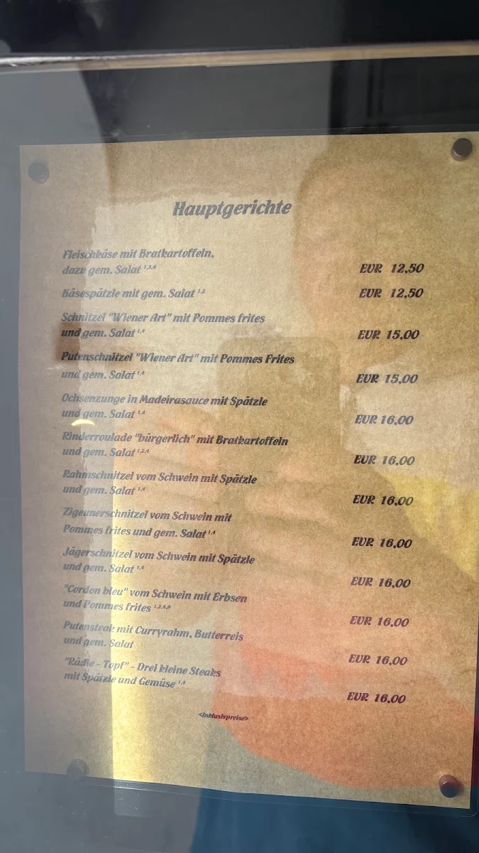 Speisekarte photo 2