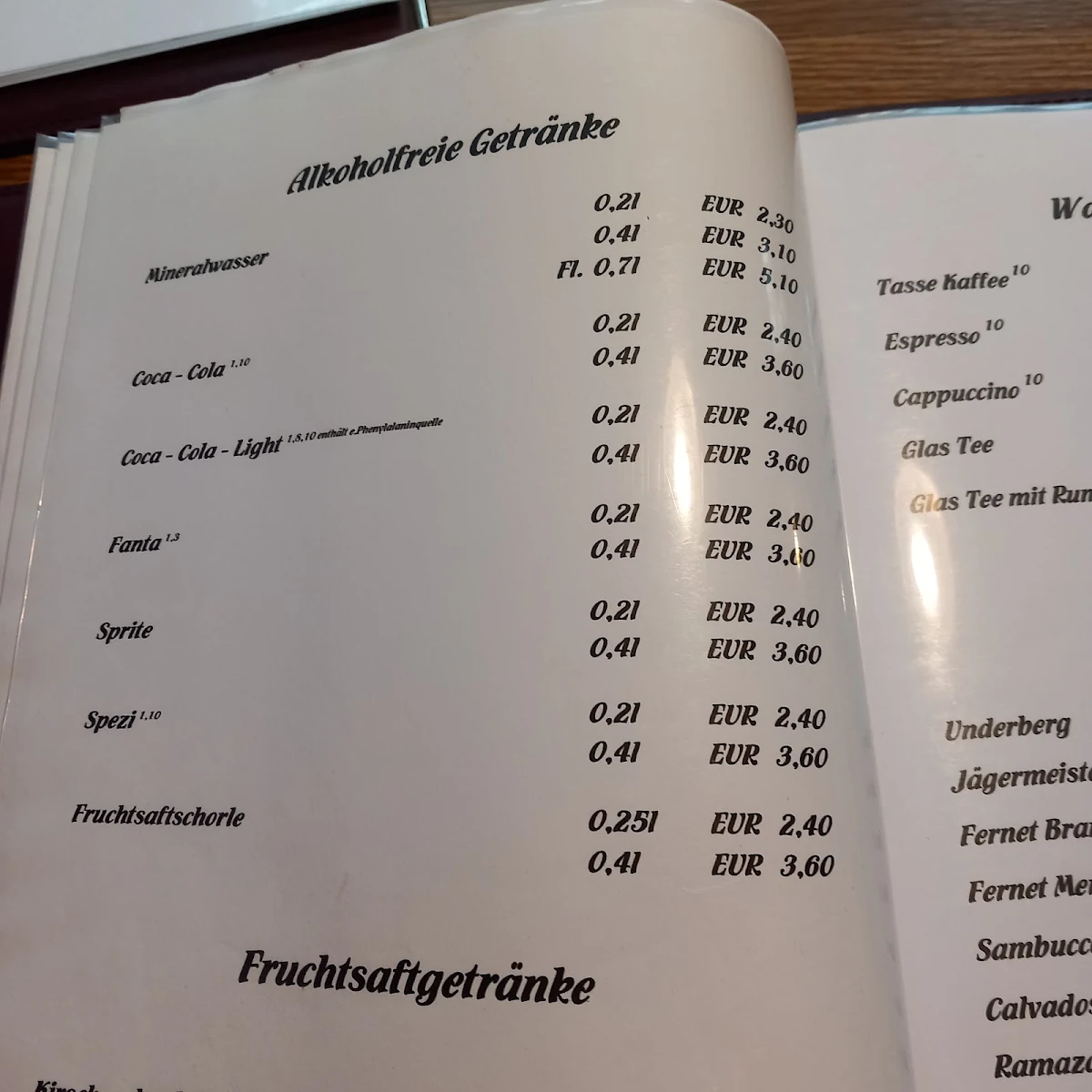 Speisekarte photo 6