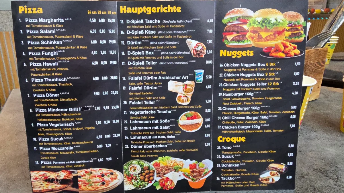 Speisekarte photo 1