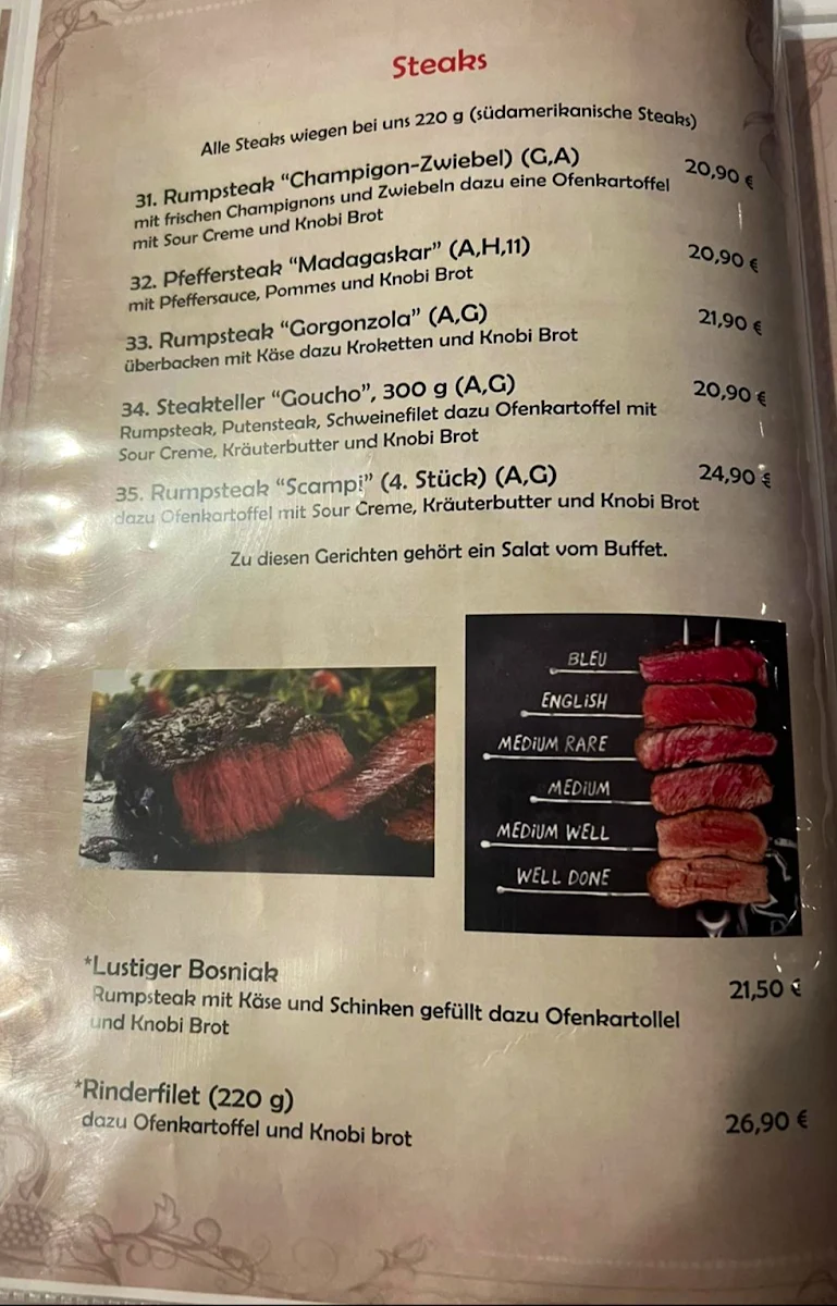 Speisekarte photo 9