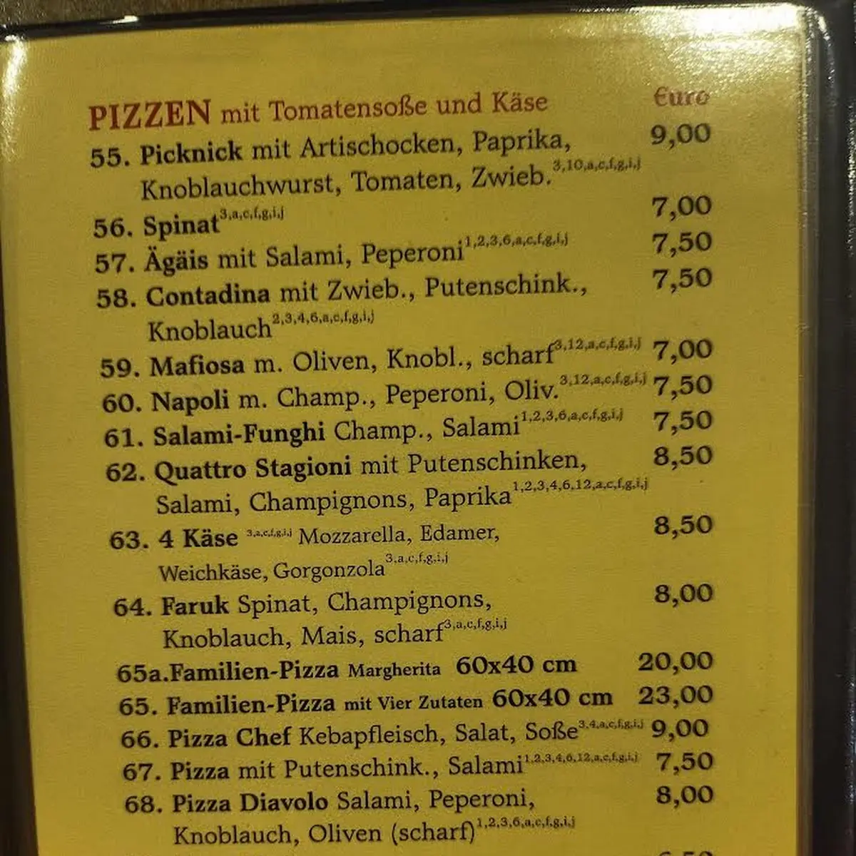Speisekarte photo 3