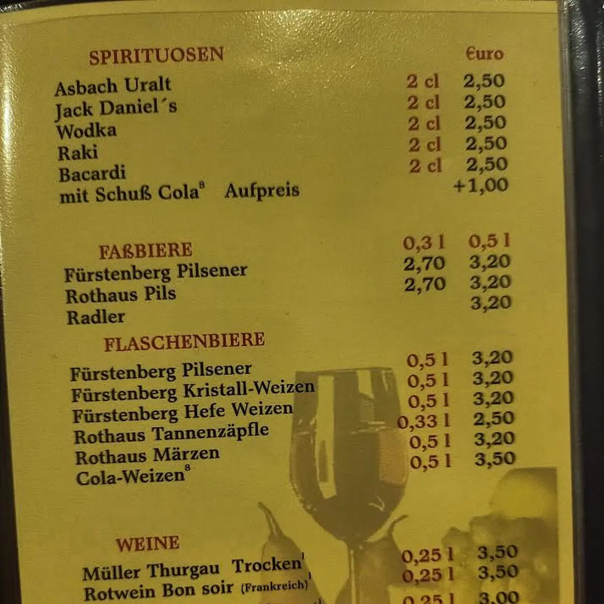 Speisekarte photo 4