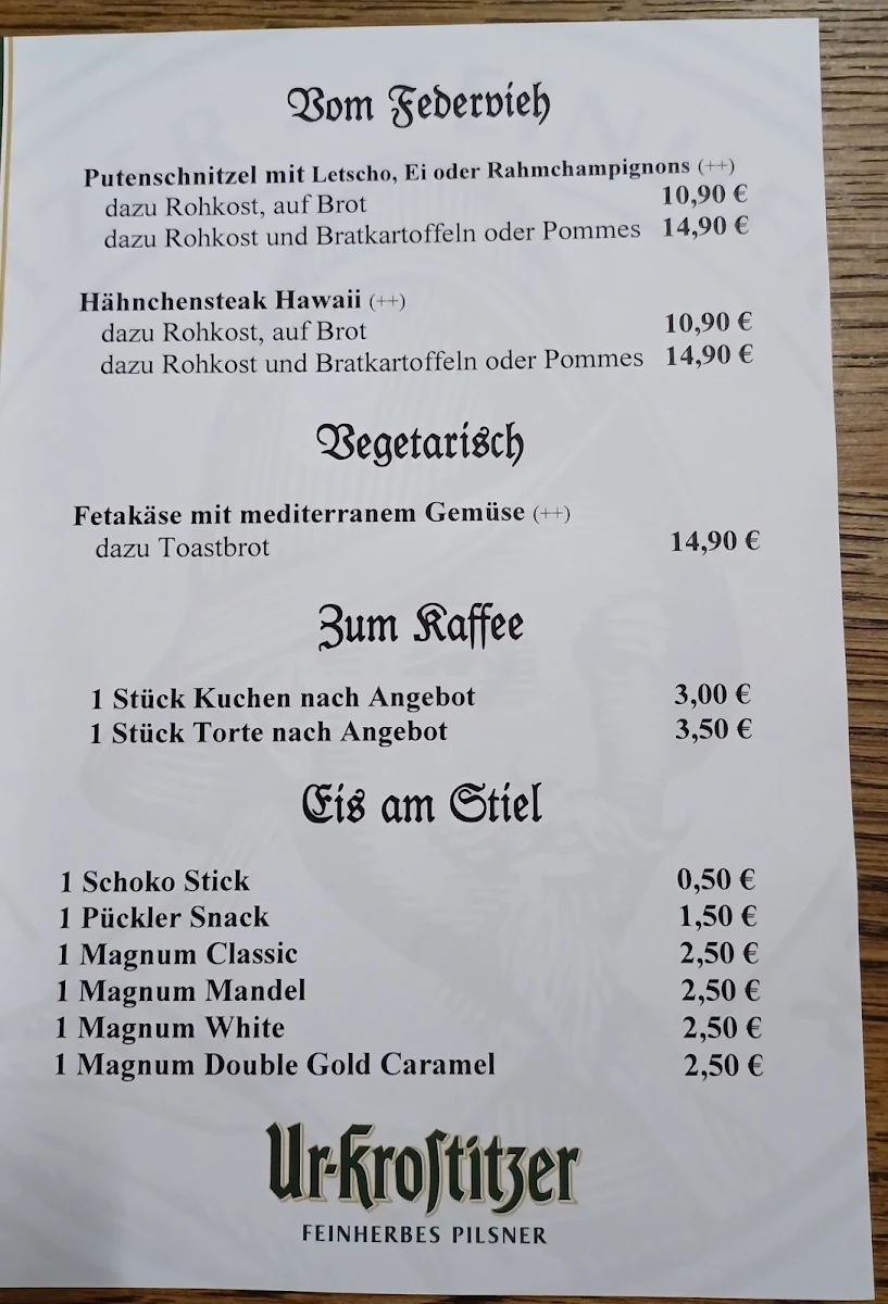 Speisekarte photo 3