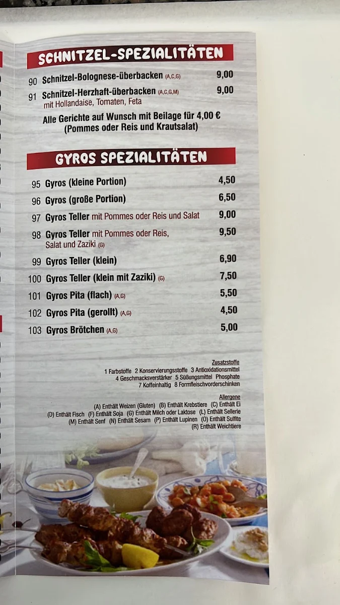 Speisekarte photo 1