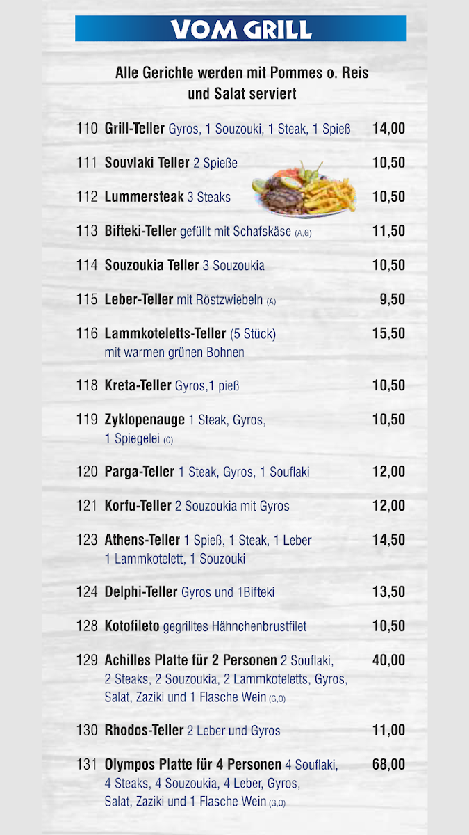 Speisekarte photo 2