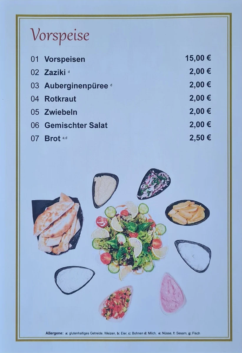 Speisekarte photo 2