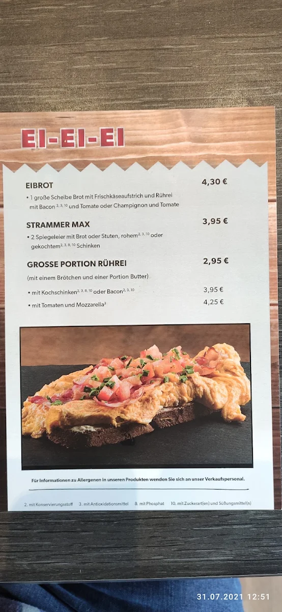 Speisekarte photo 2