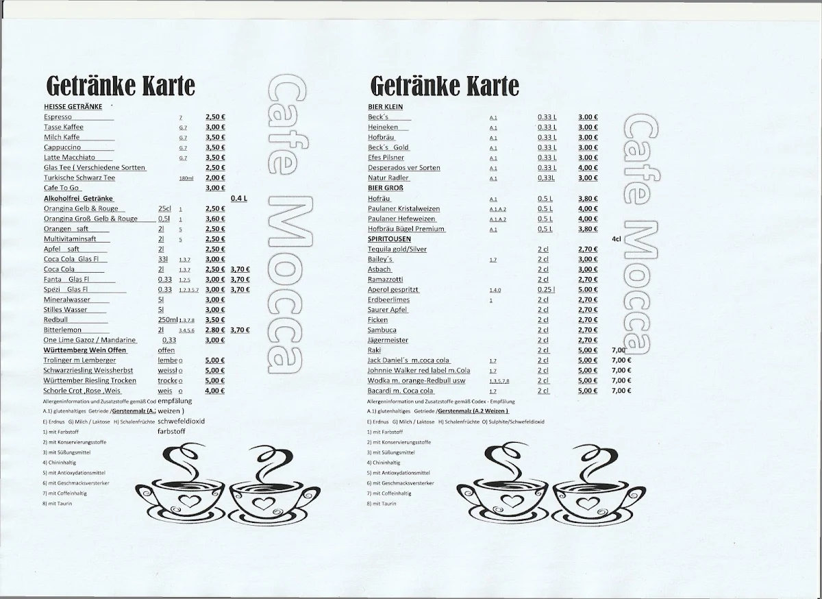 Speisekarte photo 1