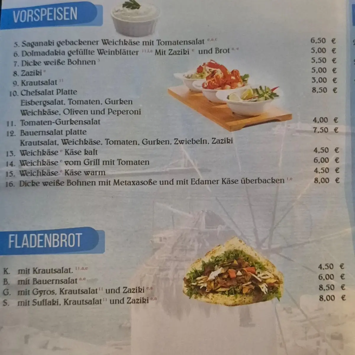 Speisekarte photo 2