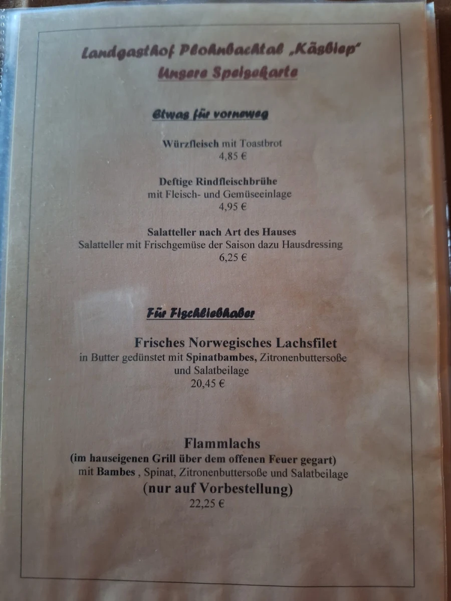Speisekarte photo 3