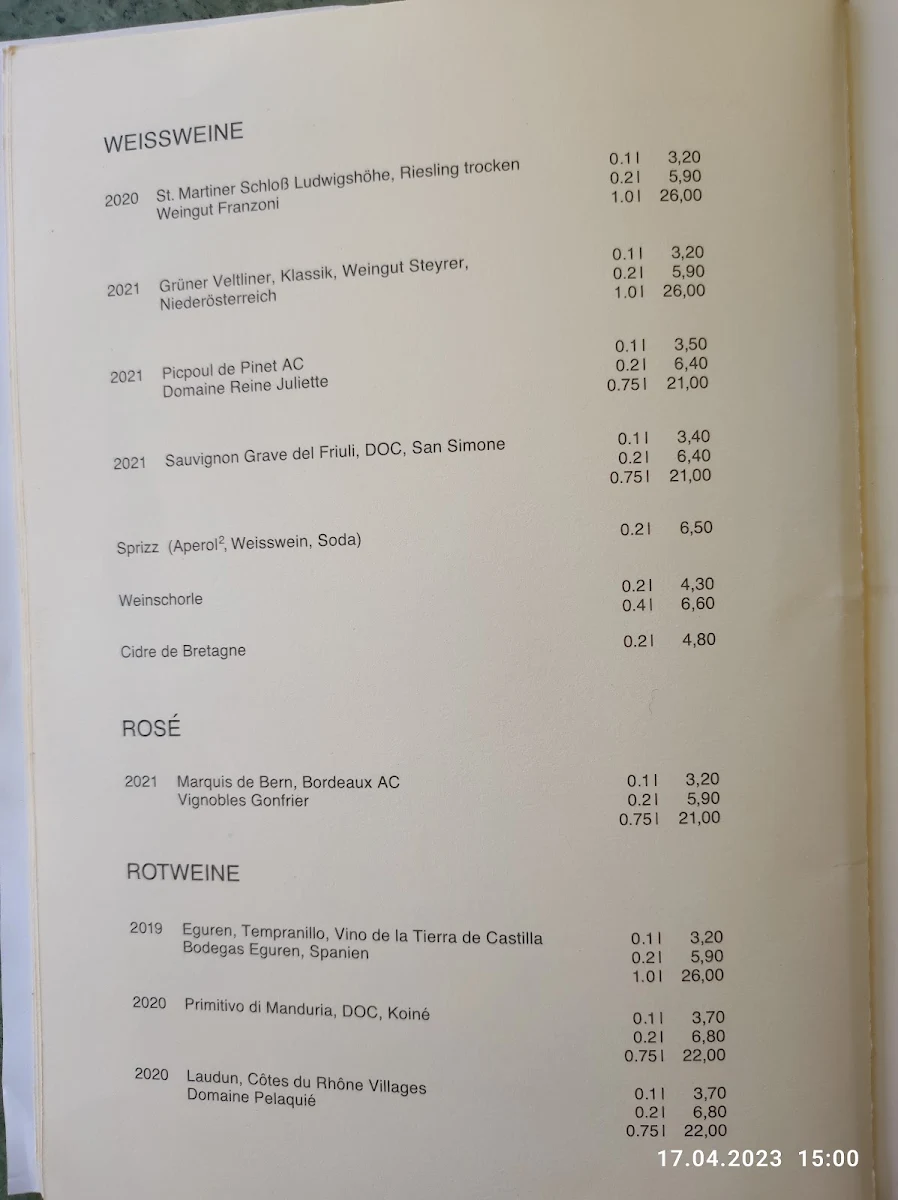 Speisekarte photo 3