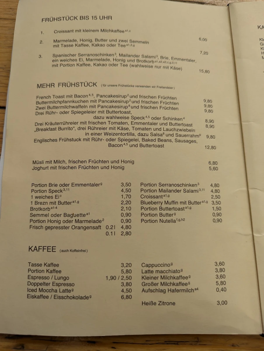 Speisekarte photo 5