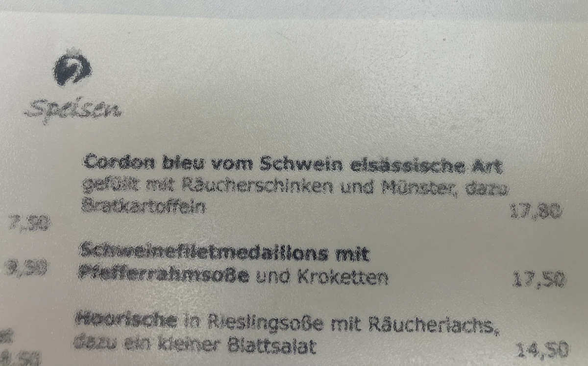 Speisekarte photo 4