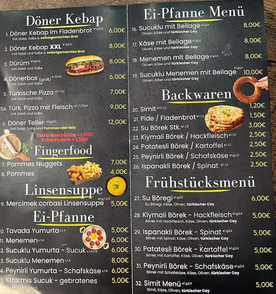 Speisekarte photo 2