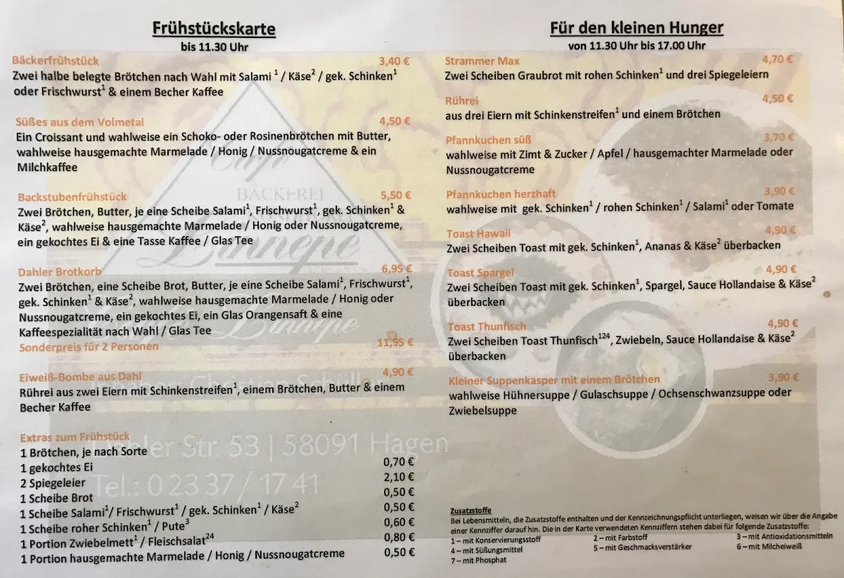 Speisekarte photo 1