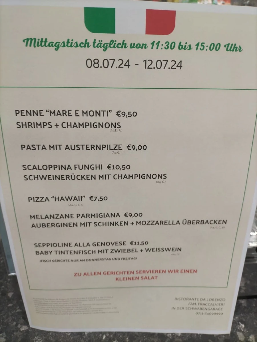 Speisekarte photo 1