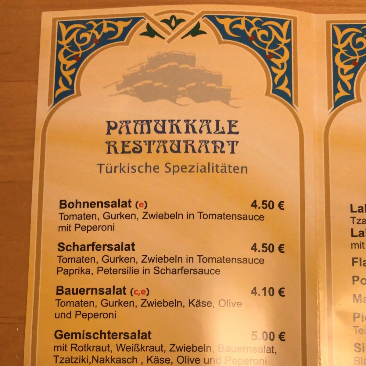 Speisekarte photo 3