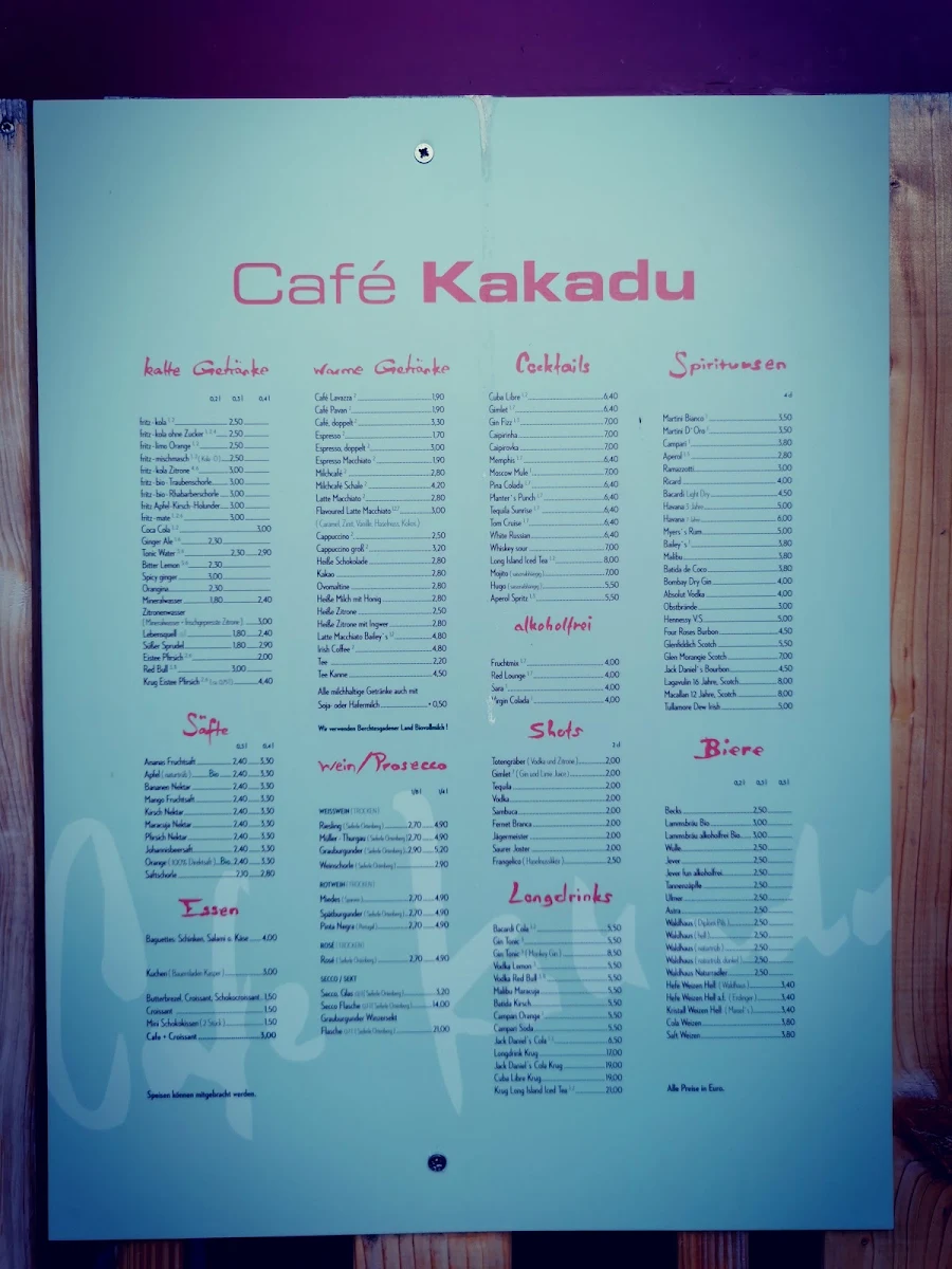 Speisekarte photo 7