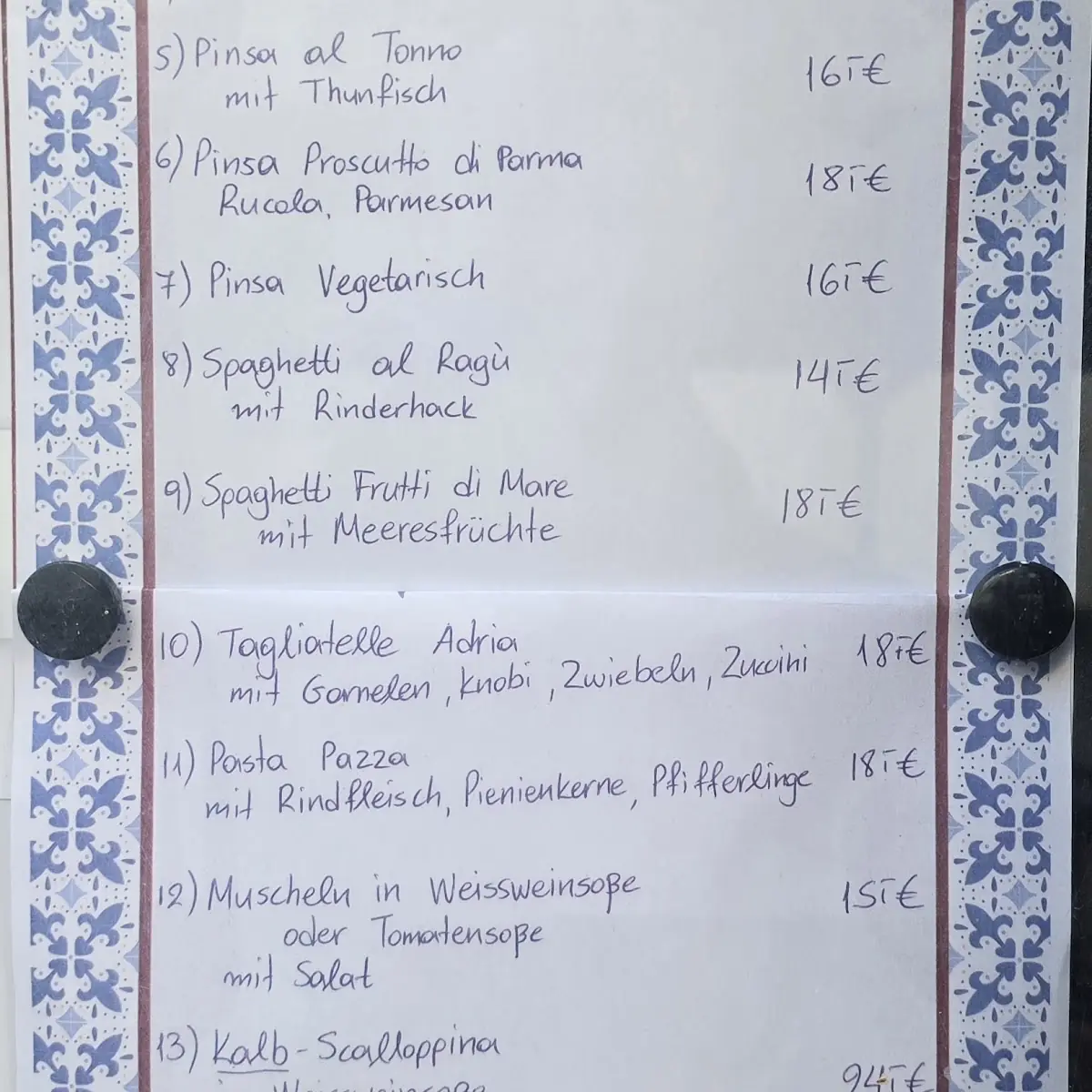 Speisekarte photo 4