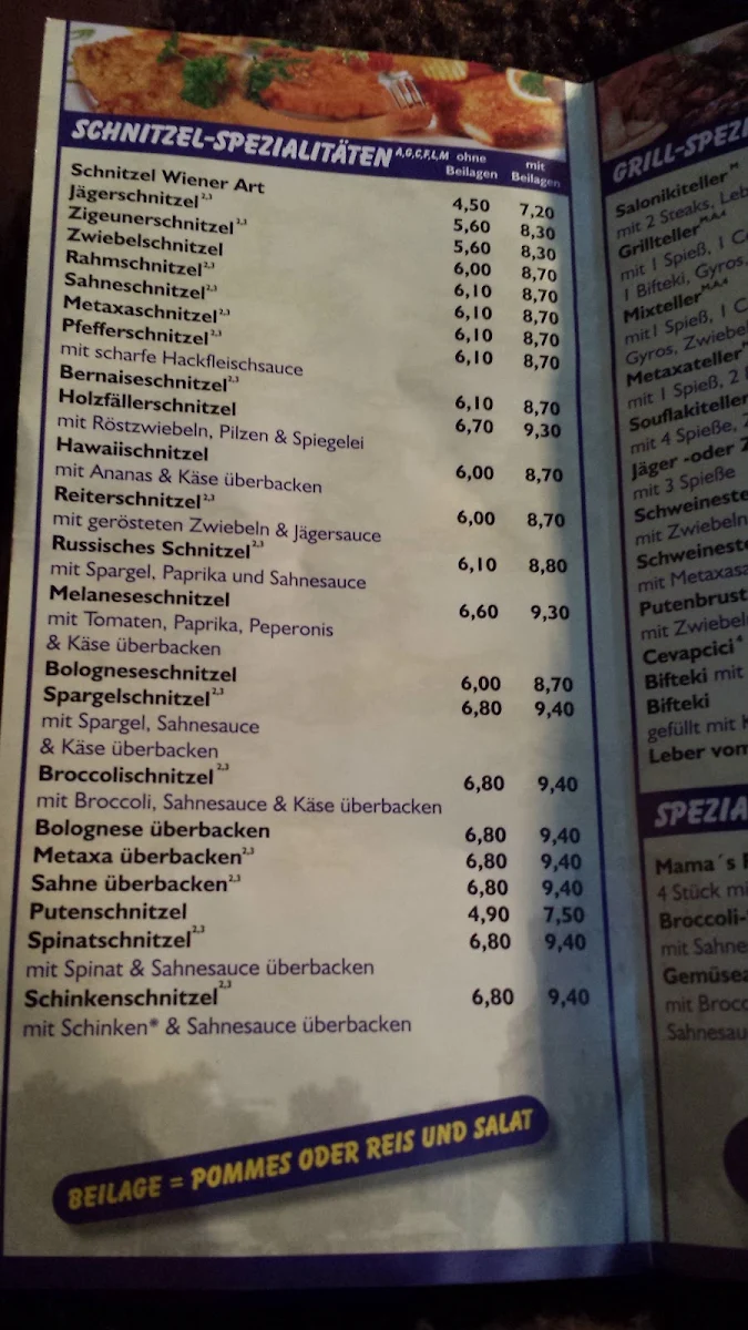 Speisekarte photo 2