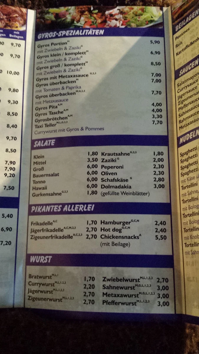 Speisekarte photo 4