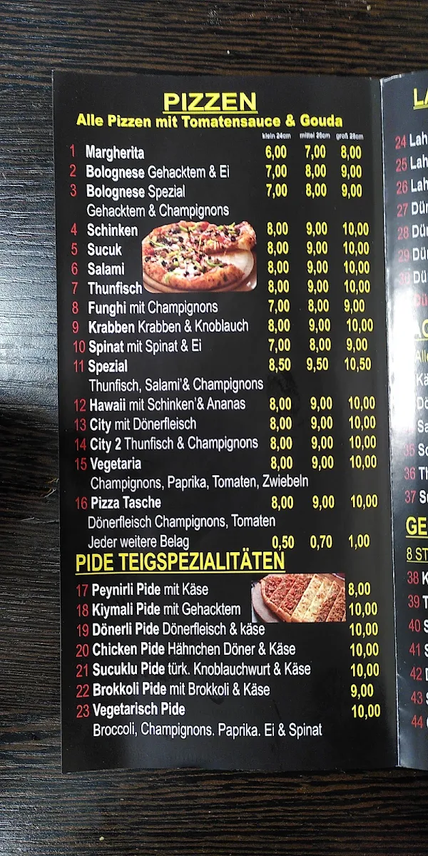 Speisekarte photo 5