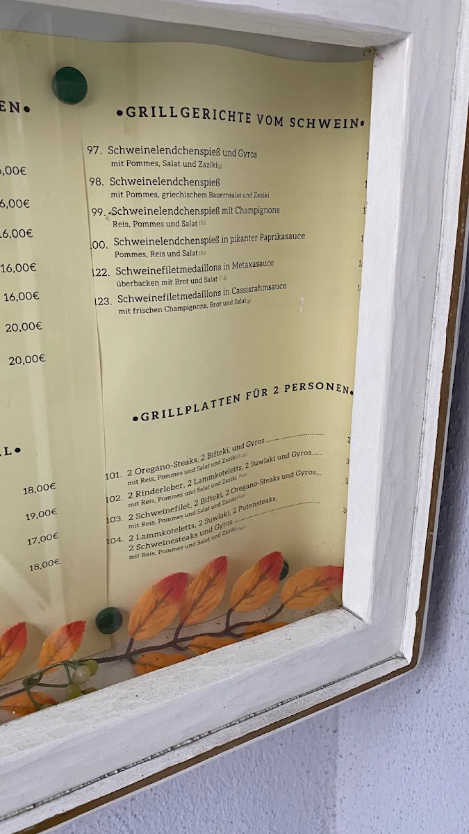 Speisekarte photo 1