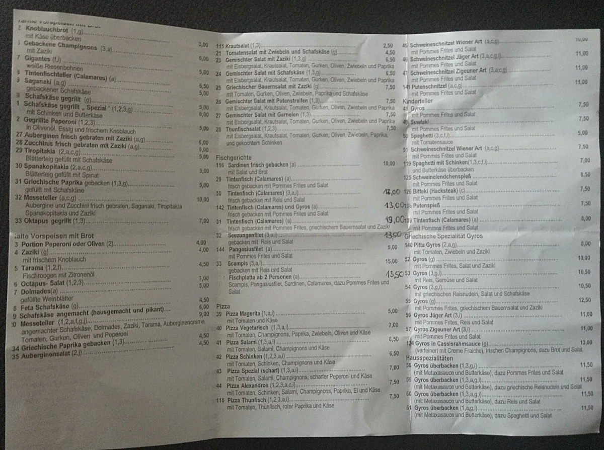 Speisekarte photo 6
