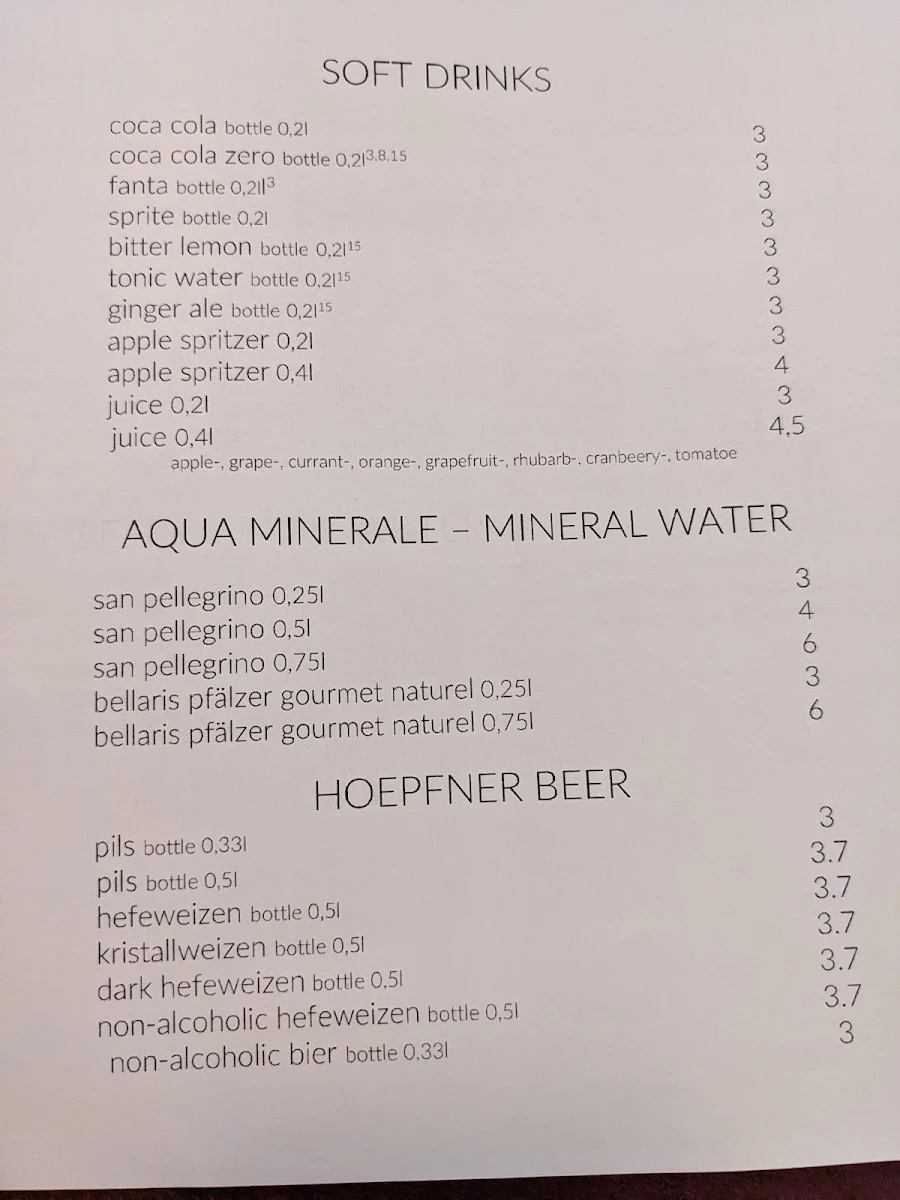 Speisekarte photo 1