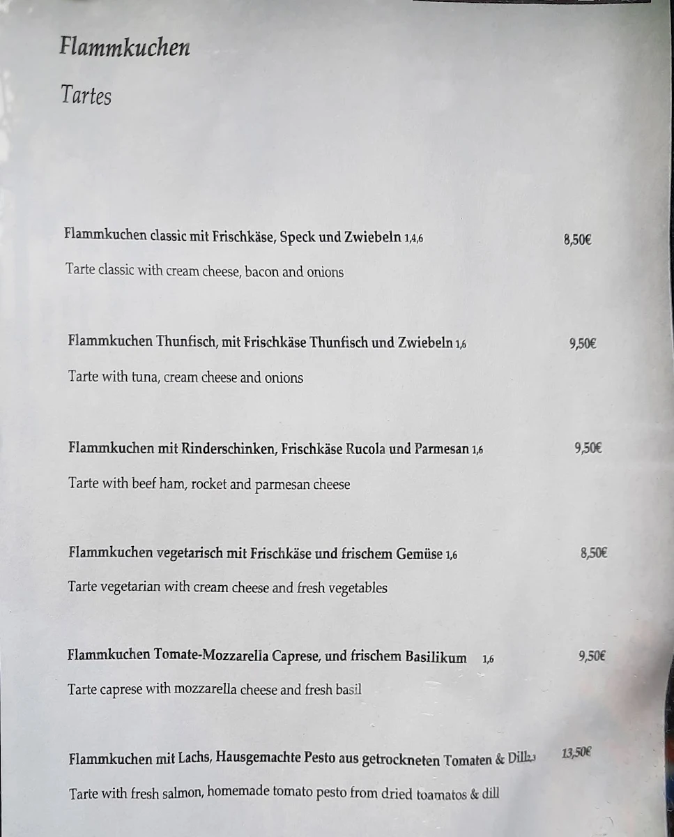 Speisekarte photo 1