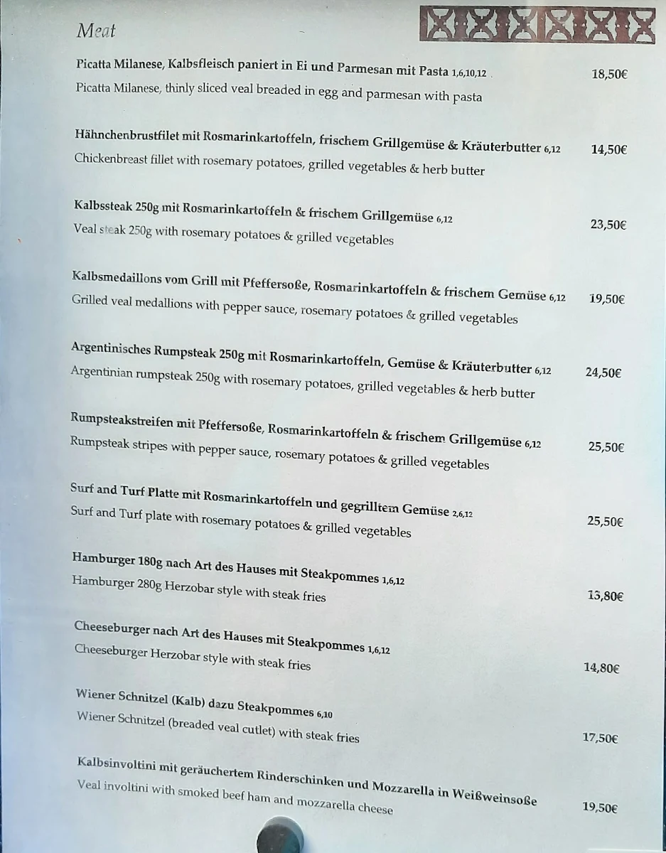 Speisekarte photo 2