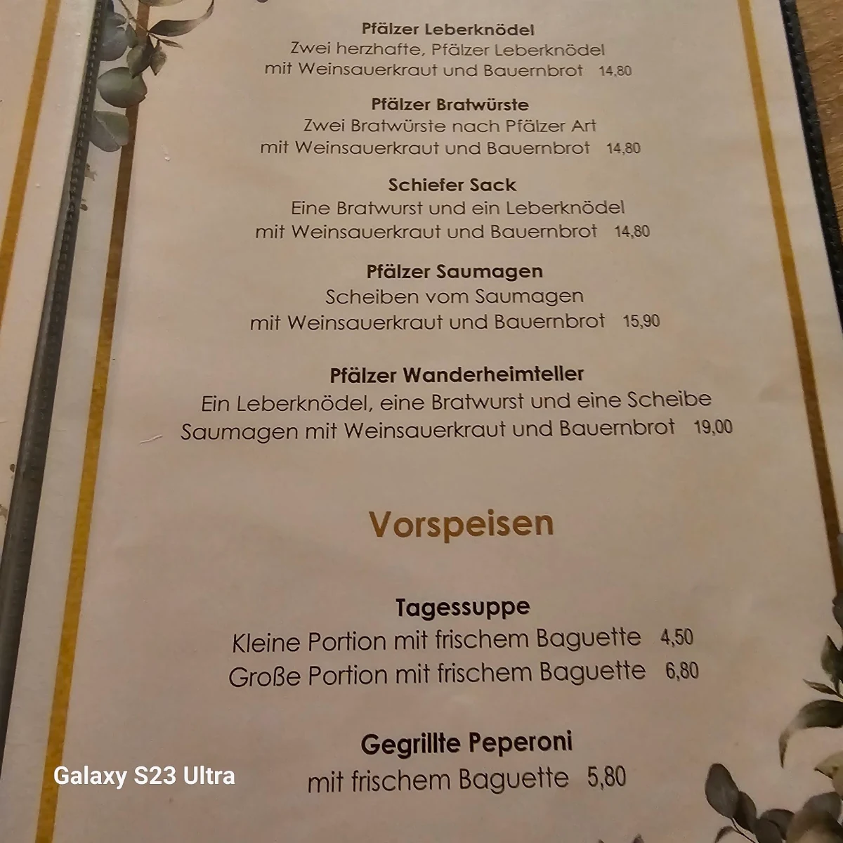 Speisekarte photo 7