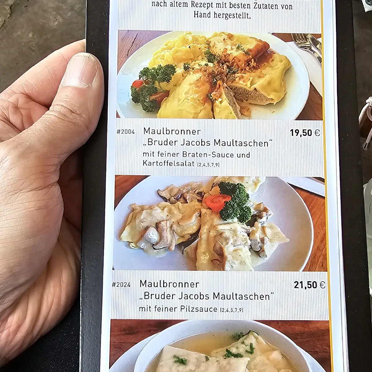 Speisekarte photo 1