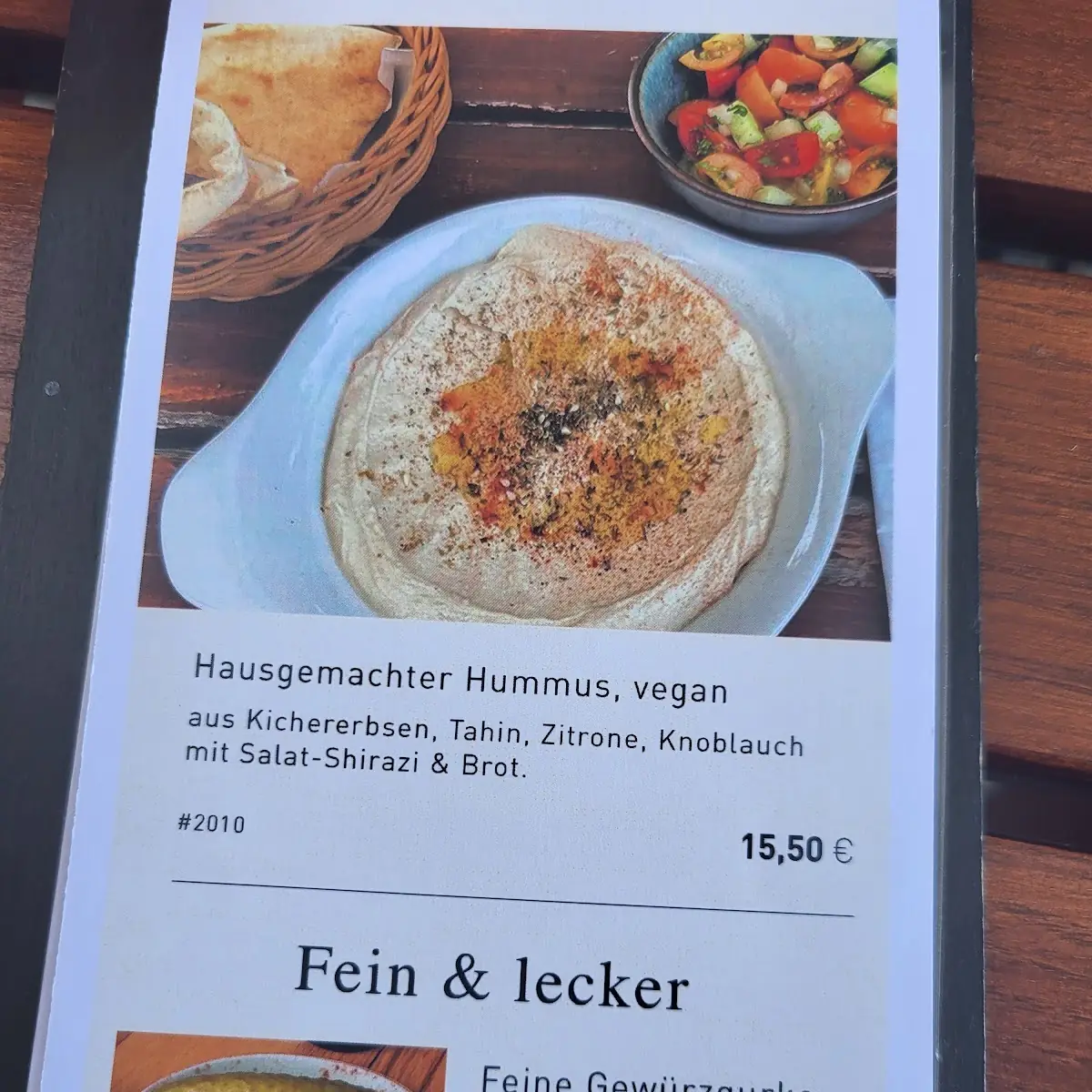 Speisekarte photo 3