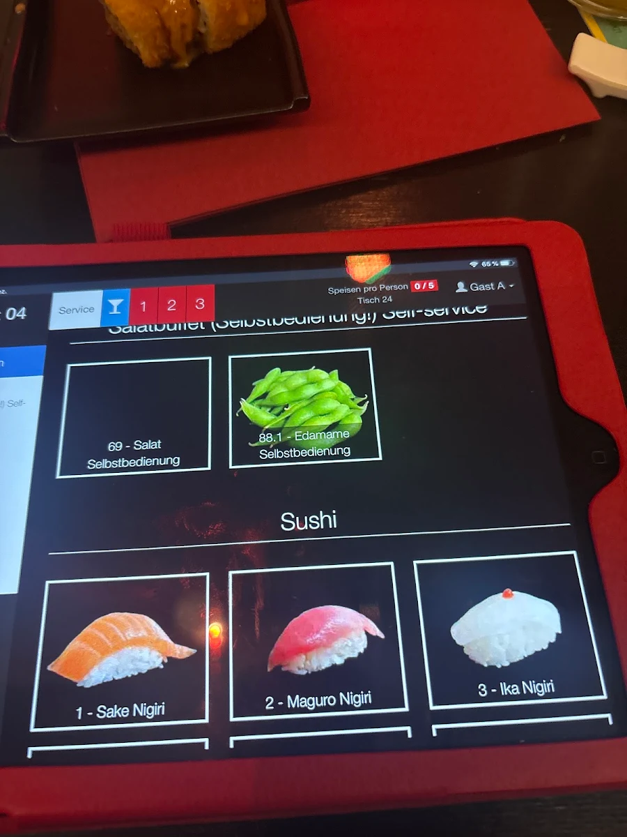 Speisekarte, FANTASIA - SUSHI Köln - All You Can Eat