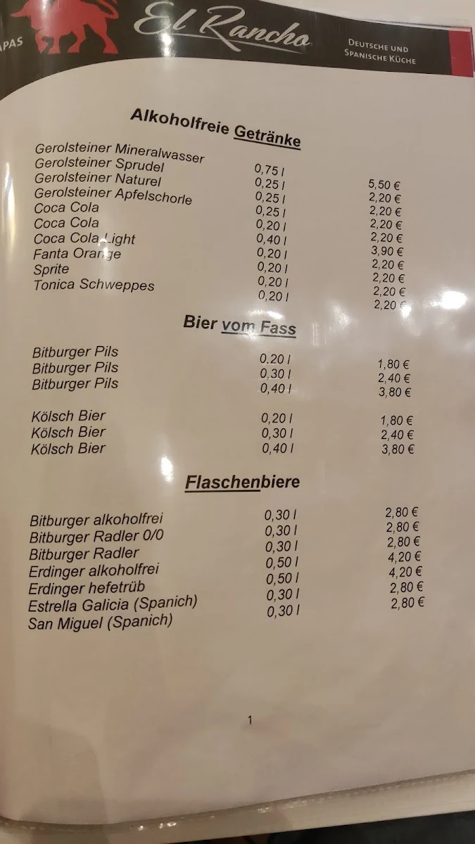 Speisekarte photo 1