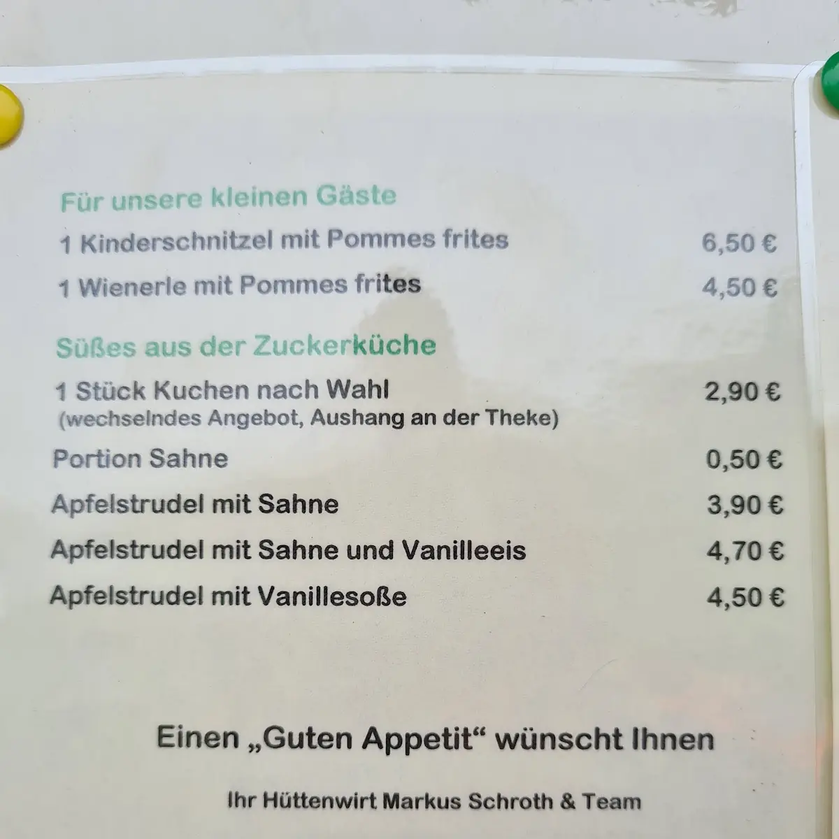 Speisekarte photo 8
