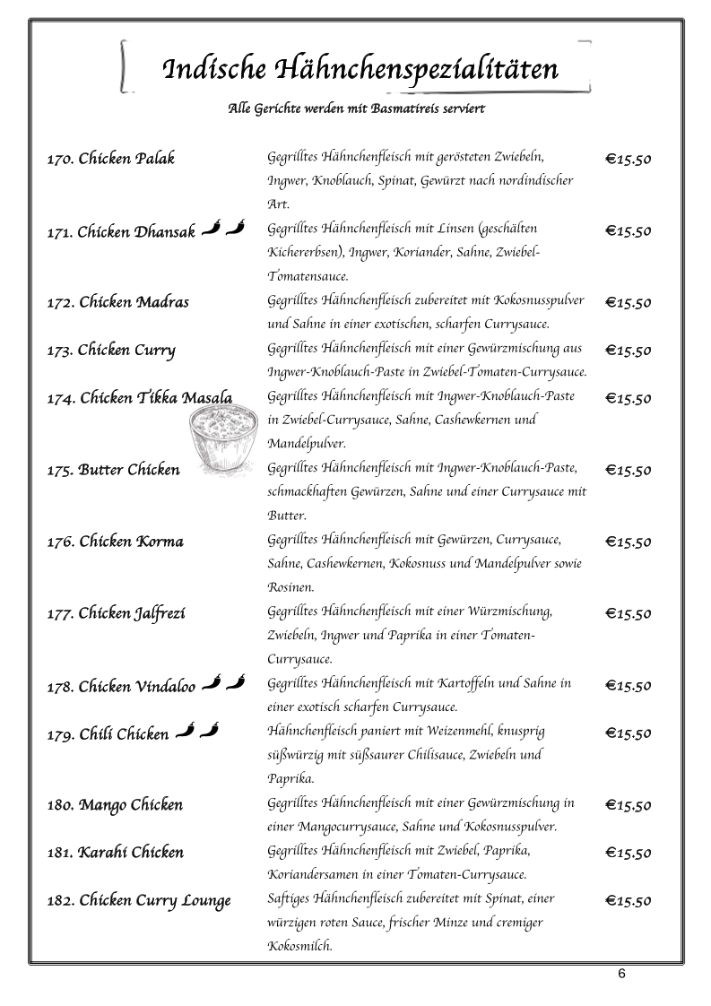Speisekarte photo 5