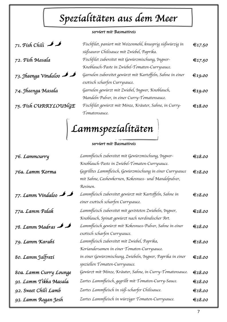Speisekarte photo 6