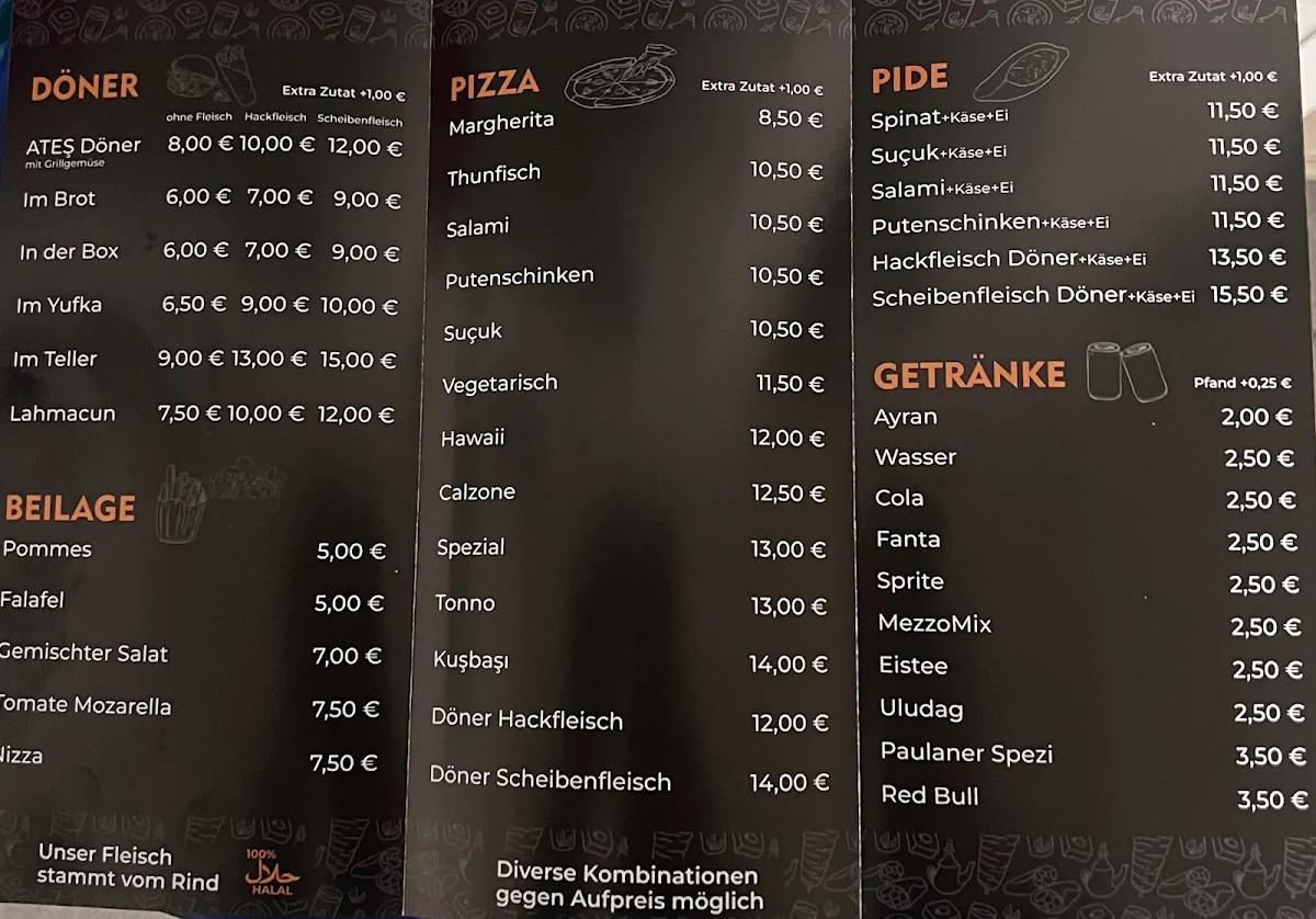 Speisekarte photo 1