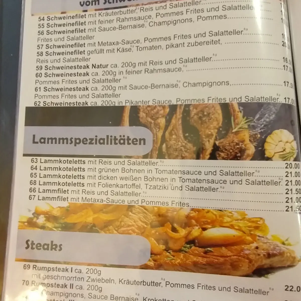 Speisekarte photo 5