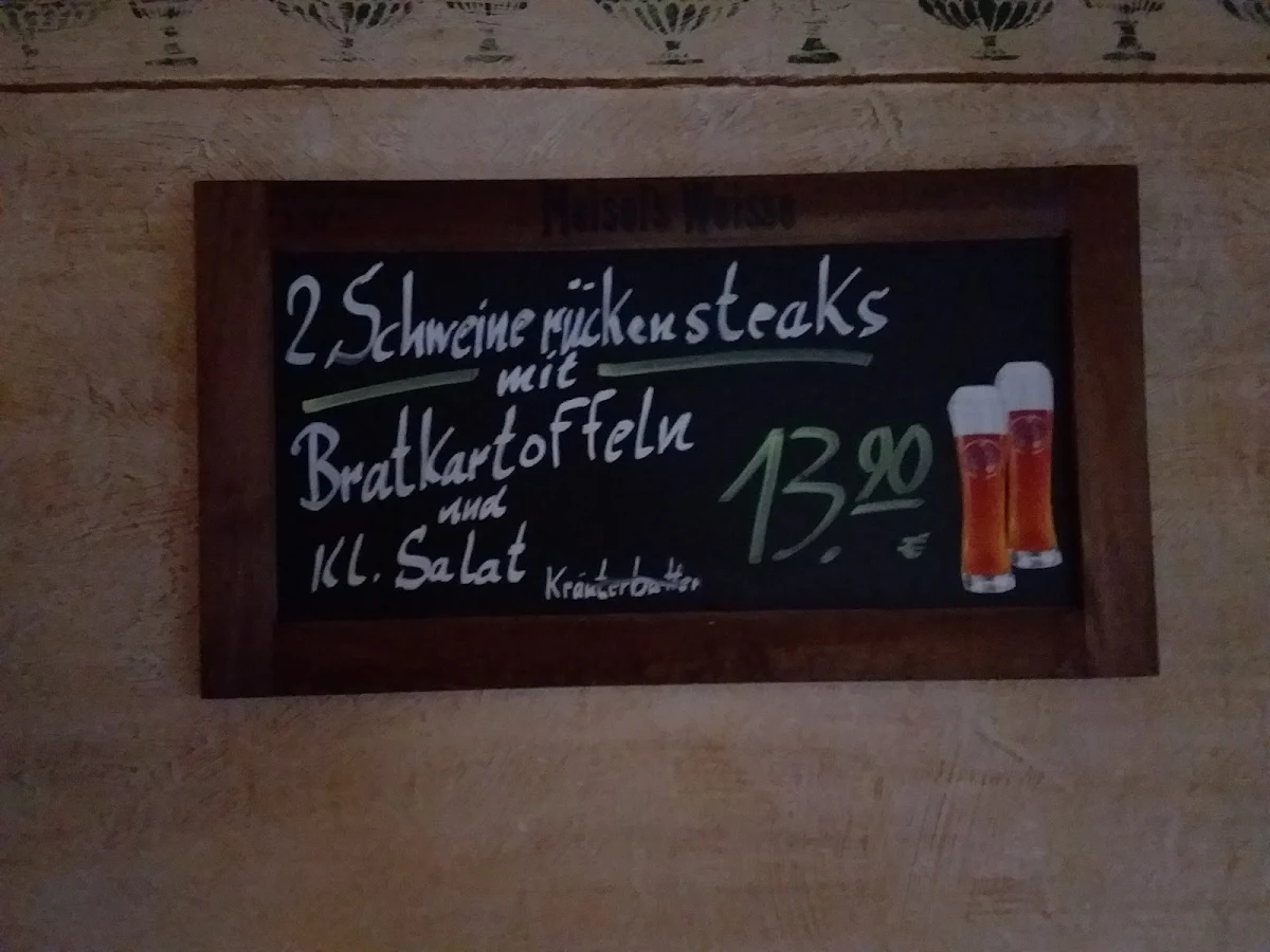 Speisekarte, Steffis Brauhaus
