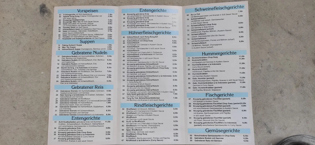 Speisekarte photo 5