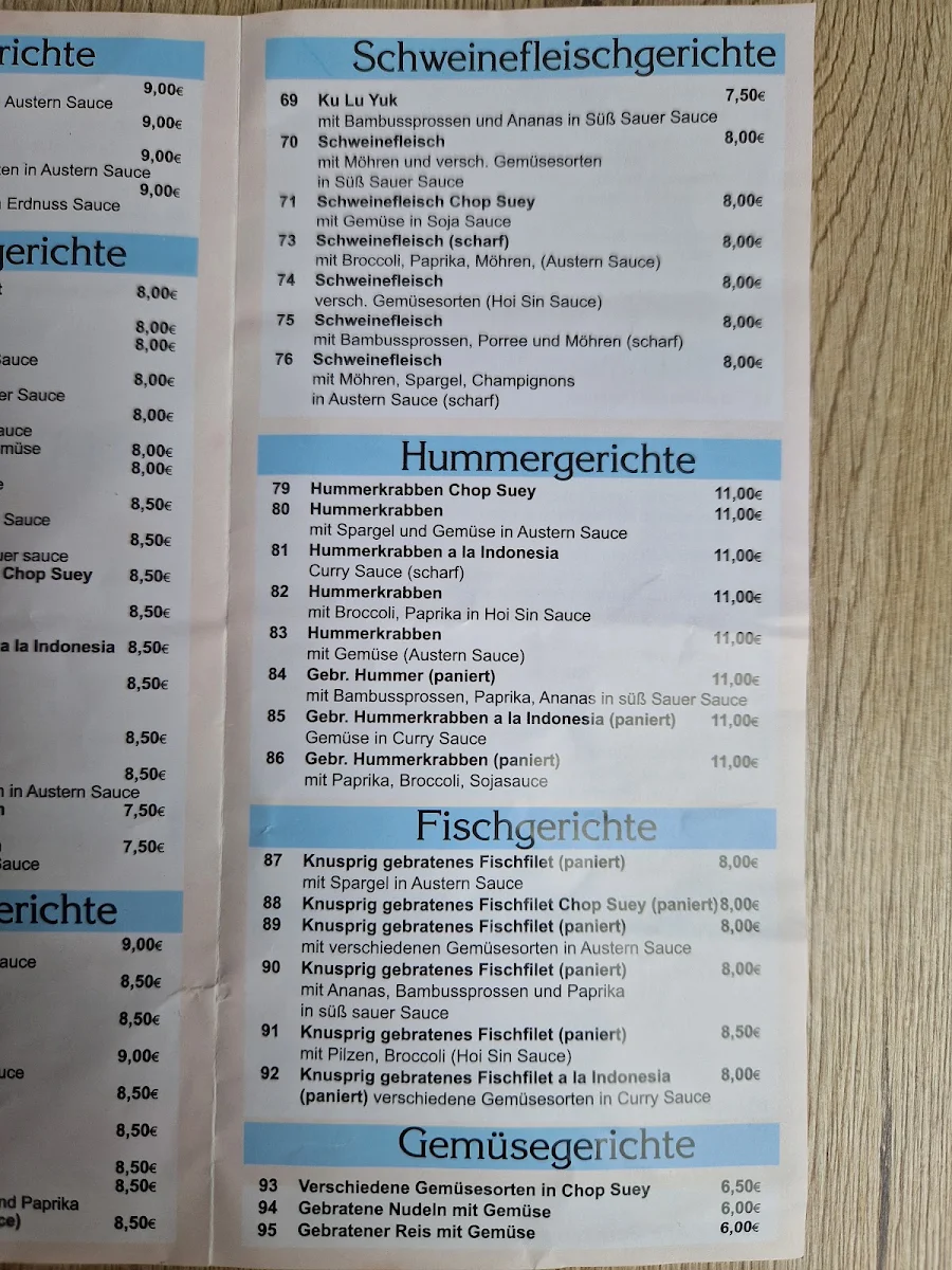 Speisekarte photo 7
