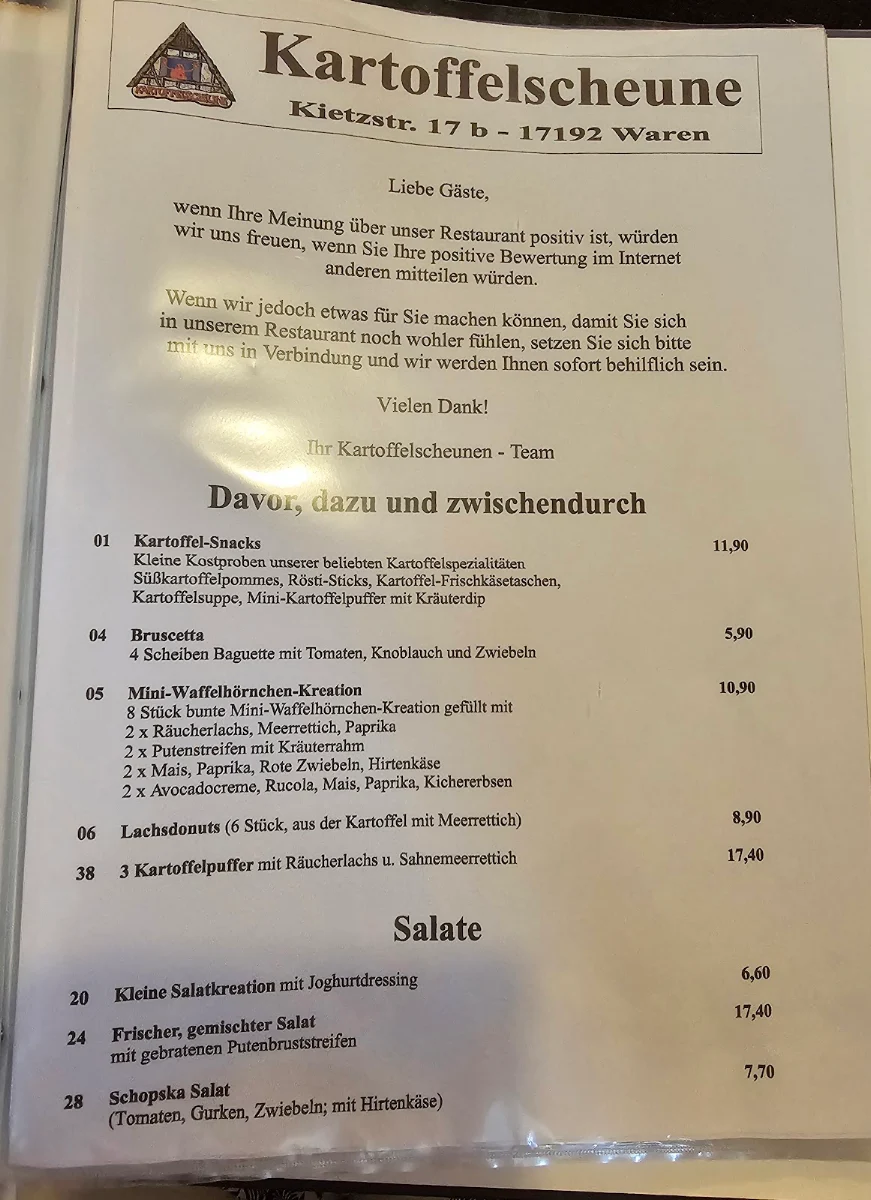 Speisekarte photo 1