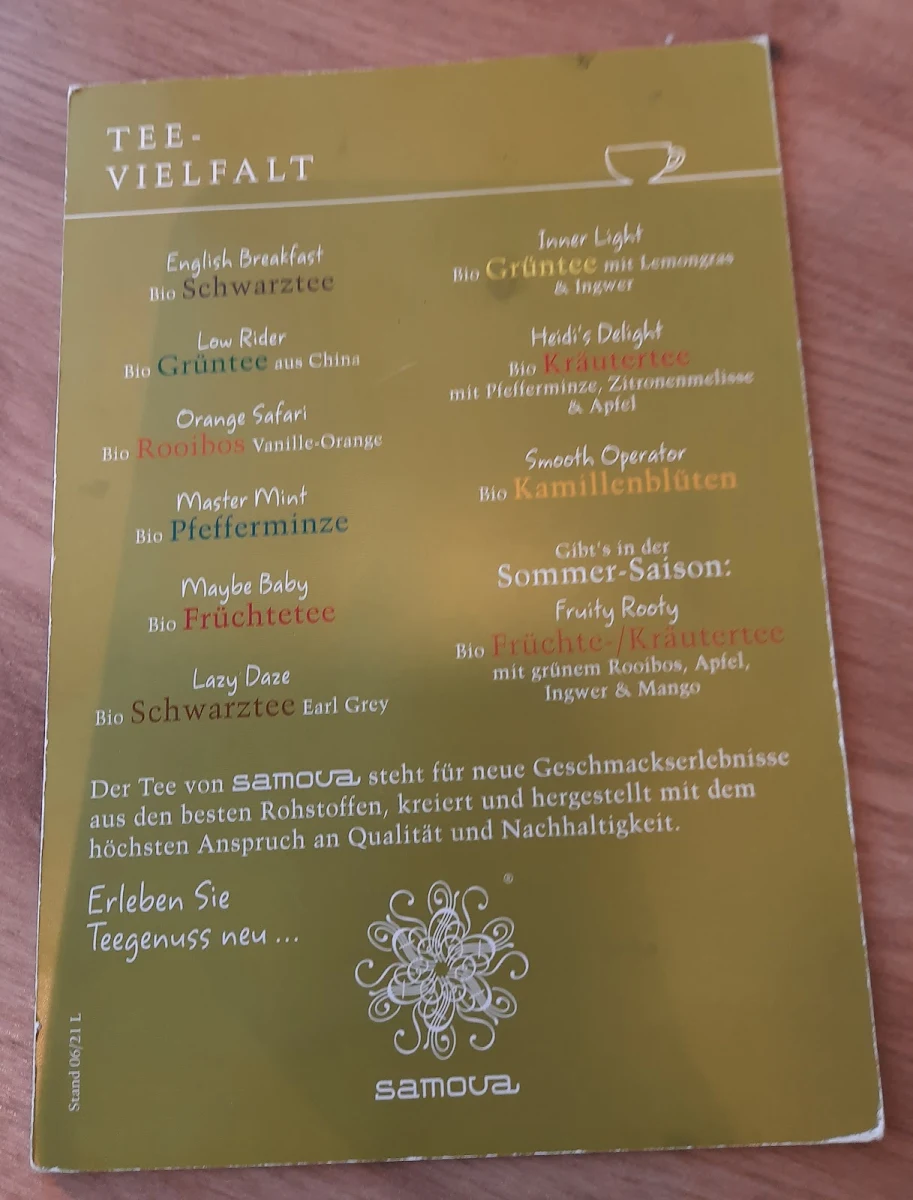 Speisekarte photo 2