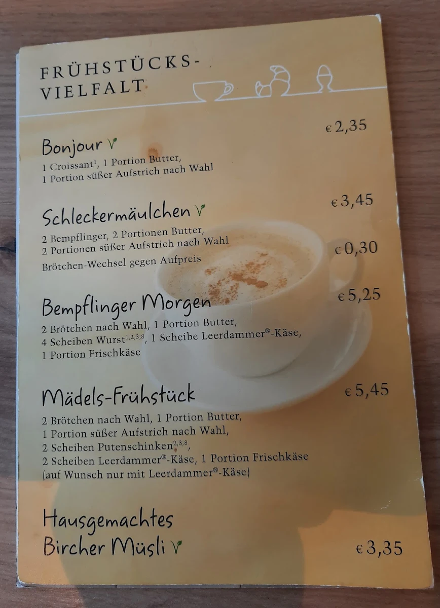 Speisekarte photo 5